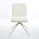 SILLA COMEDOR EVE BEIGE Y BLANCO （50x59x89CM）