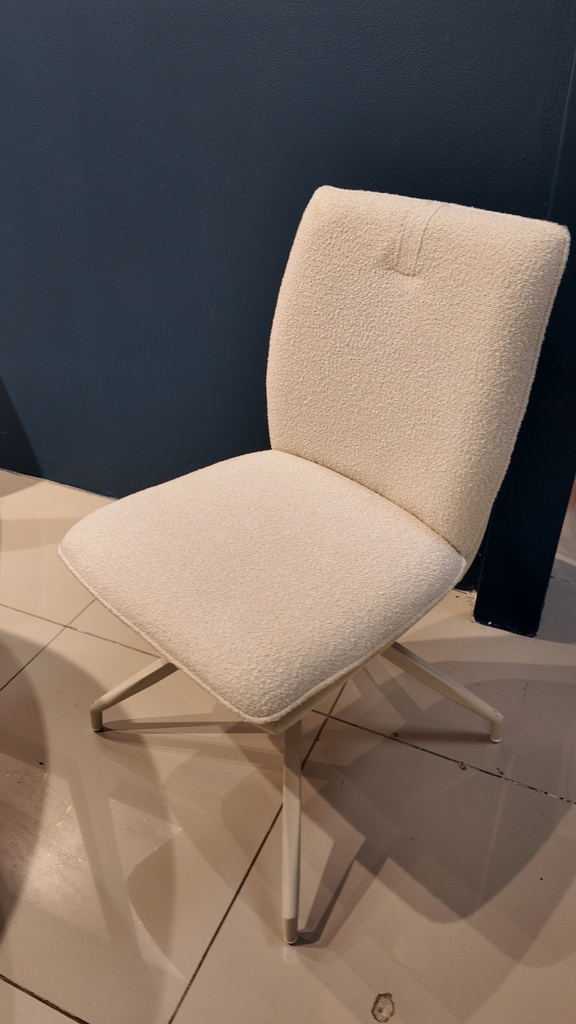 SILLA COMEDOR EVE BEIGE Y BLANCO （50x59x89CM）