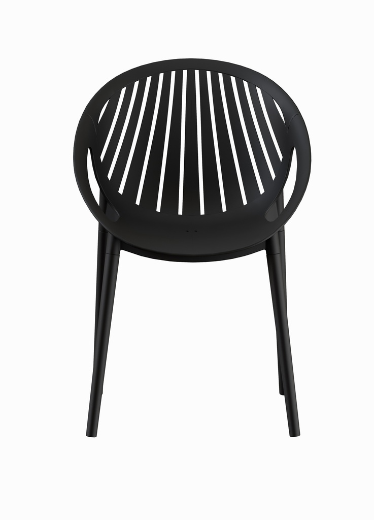 SILLA DELMY COMEDOR NEGRO (54*57*80CM)