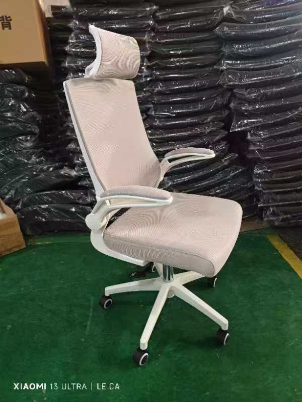 SILLA DE OFICINA 819A-G CON CABECERA GRIS(60×50×59CM)