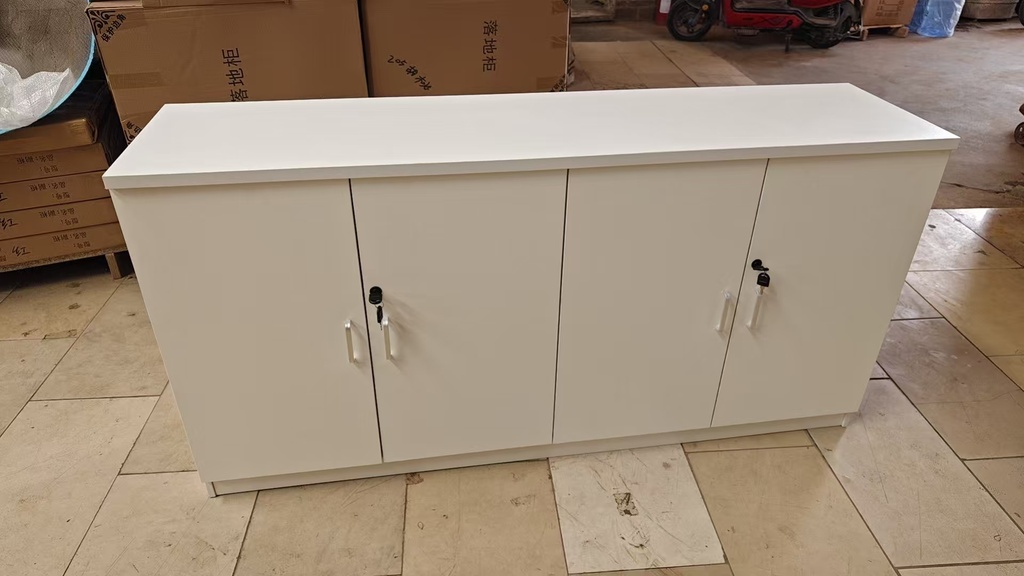 CREDENZA DE 4 PUERTAS  BLANCO (160x40x80CM)