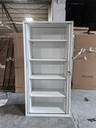 ARMARIO CON PUERTA ENROLLABLE METALICO PARKER BLANCO(185*90*45CM)