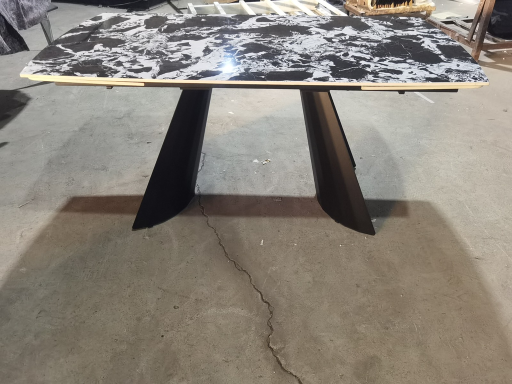 MESA COMEDOR BLAKE NEGRO (160/240*90*76CM)