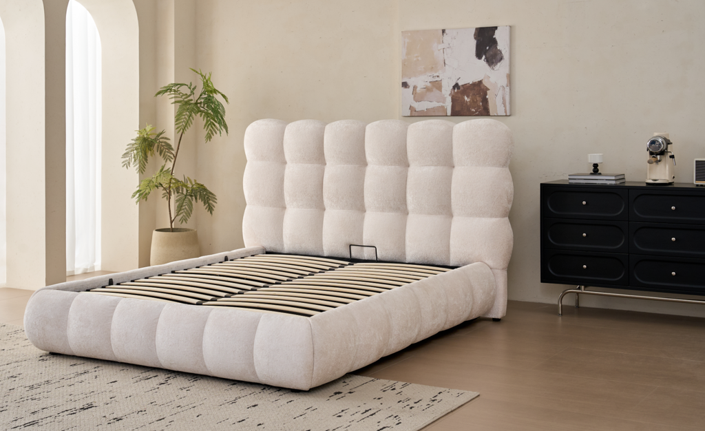CAMA BENSON KING BLANCO (193CM*203CM)