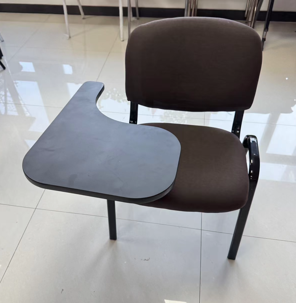 SILLA DE ESPERA BASIC CON TABLETA COLOR NEGRO