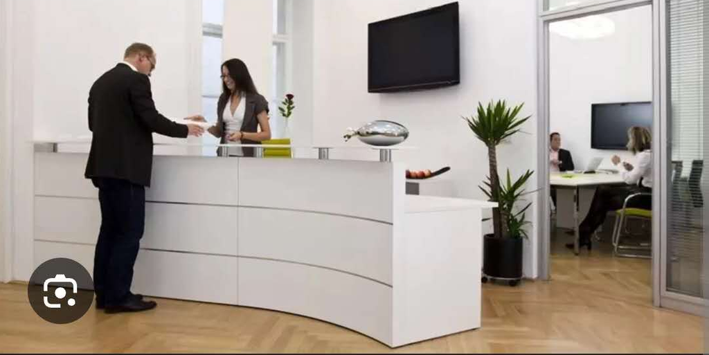 RECEPCION HUDSON BLANCO (140*60*75CM)