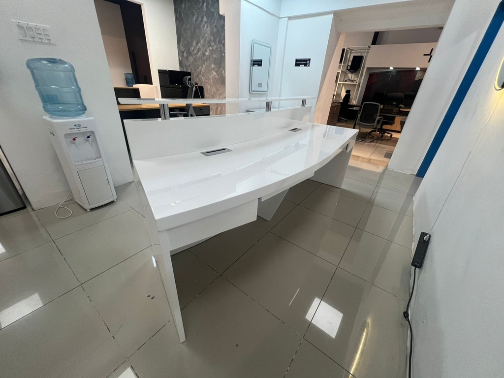 RECEPCION HUDSON BLANCO (240*60*75CM)