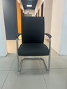 SILLA DE ESPERA GRANT NEGRO(78*69*58CM)