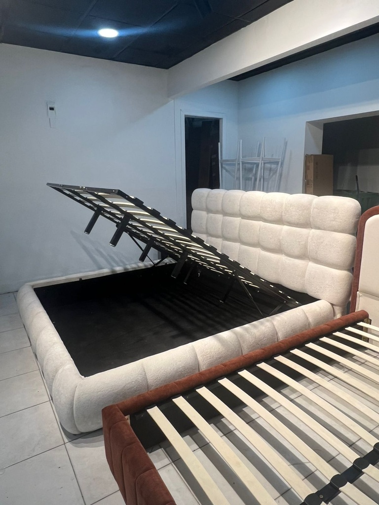 CAMA BENSON KING BLANCO (193CM*203CM)