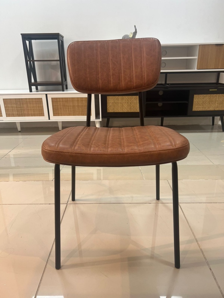 SILLA COMEDOR LOREN CAFE OSCURO (49x56.5x81CM)