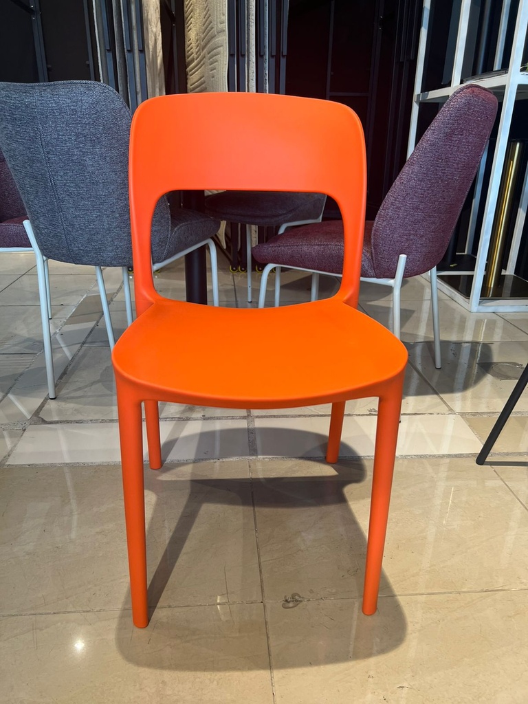 SILLA COMEDOR MARVIN NARANJA (40.8*41.9*82.7CM)-0226