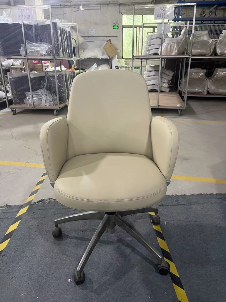 SILLA DE OFICINA EJECUTIVA MAX(RESPALDO BEIGE,ASIENTO BEIGE)