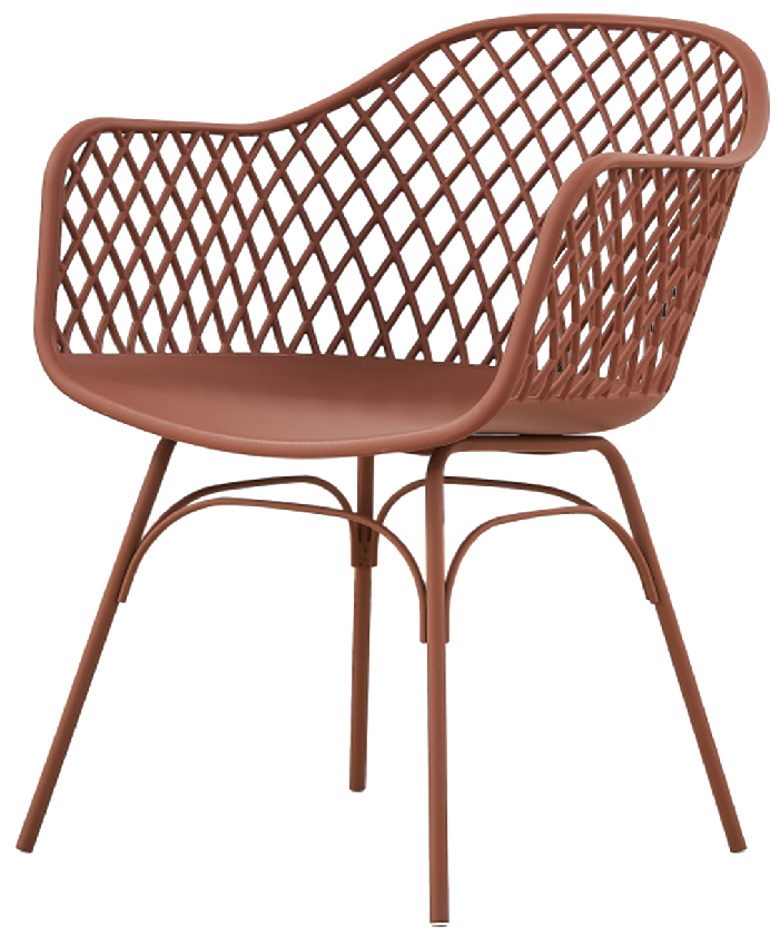 SILLA OSLO COMEDOR - COLOR TERRACOTA-PP