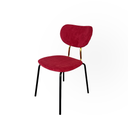 SILLA LOUIS ROJA-UPH