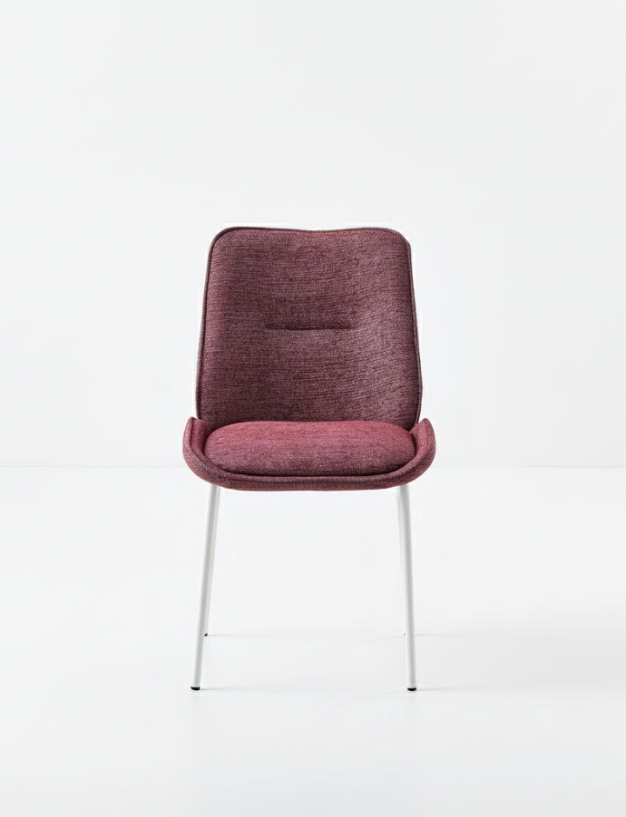 SILLA COMEDOR OWEN ROJO(50x58x87x49CM)