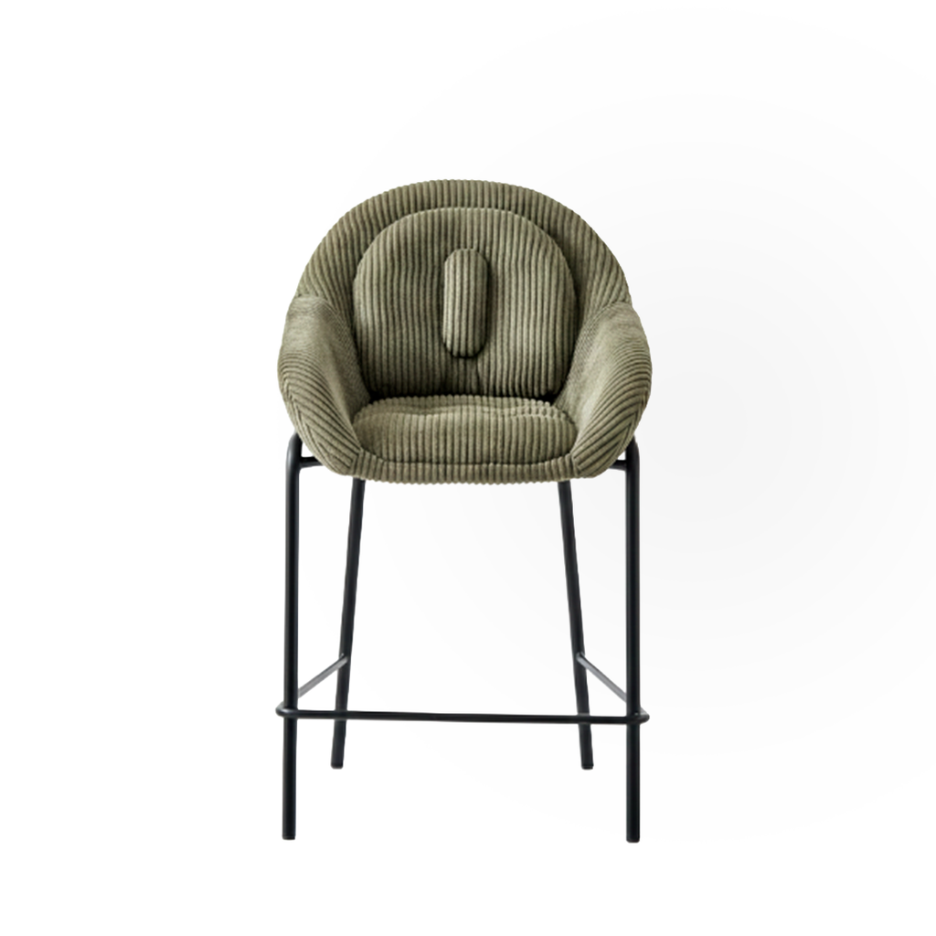 SILLA BAR BELLA VERDE MILITAR (57x59x97x65CM)-UPH