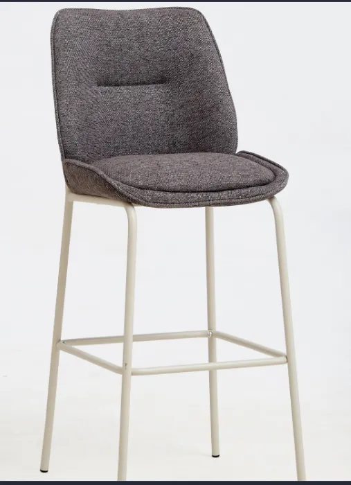 SILLA BAR OWEN GRIS (46x54x106.5x75CM）-UPH