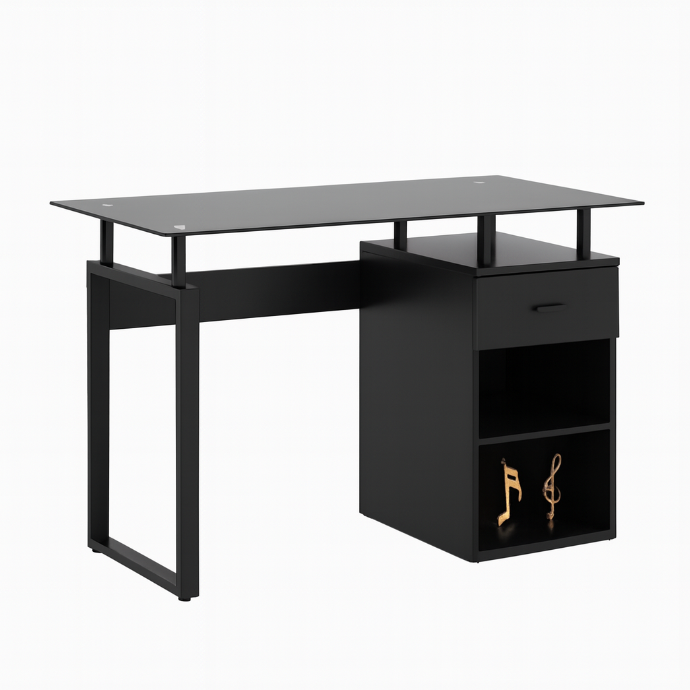 ESCRITORIO DE OFICINA HAUS NEGRA (110x55x75CM)