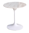 MESA COMEDOR BIRCH MÁRMOL BLANCO(DIA80x75ALTURA)