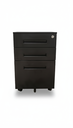 GAVETERO DE TRES CAJONES METALICO MIKEL NEGRO(60*39*50CM)