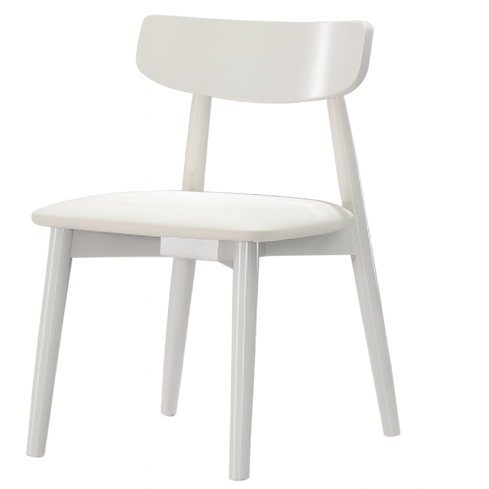 SILLA ORLIN  TODA BLANCO(80*45*43*46CM)