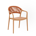 SILLA SAHARA COMEDOR AMARLLIO (57*52*81CM)-PP