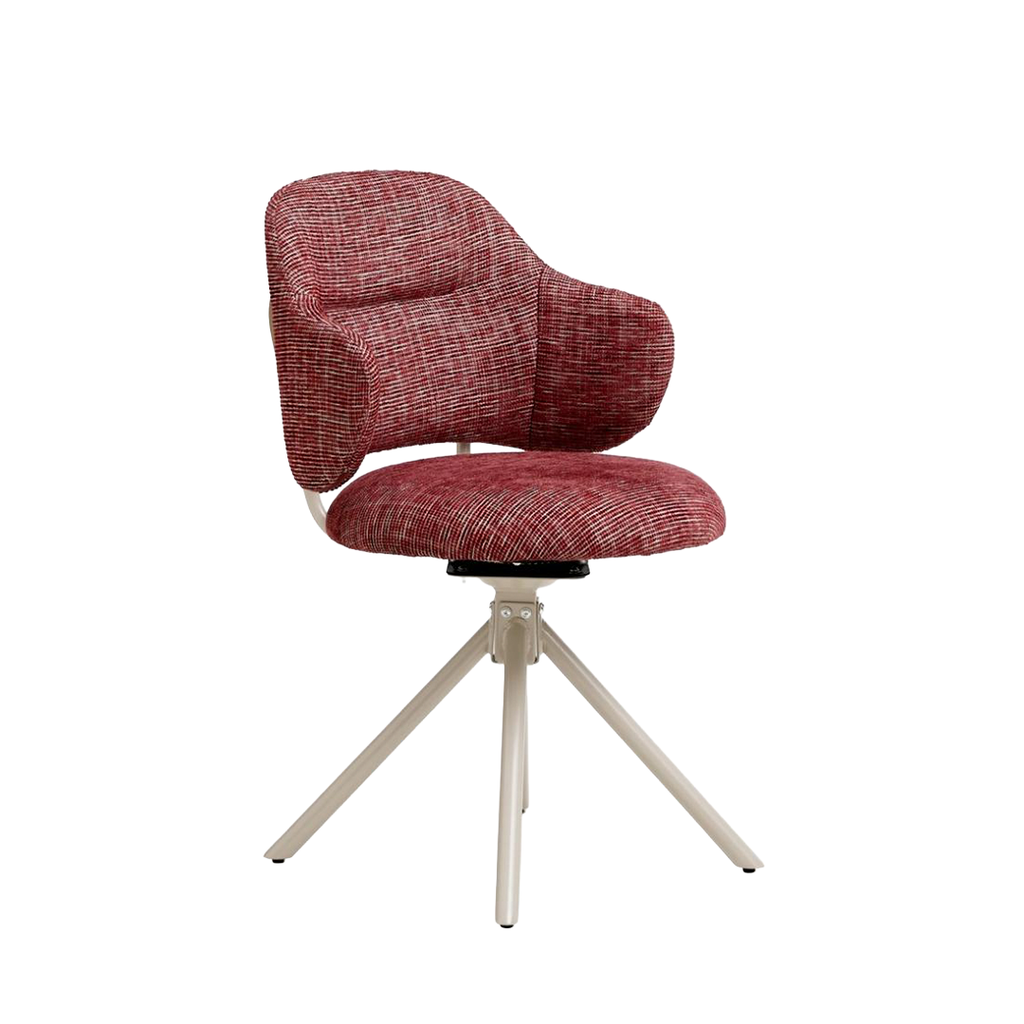 SILLA COMEDOR RACHEL ROJO(52x56x83x49.5CM)-UPH