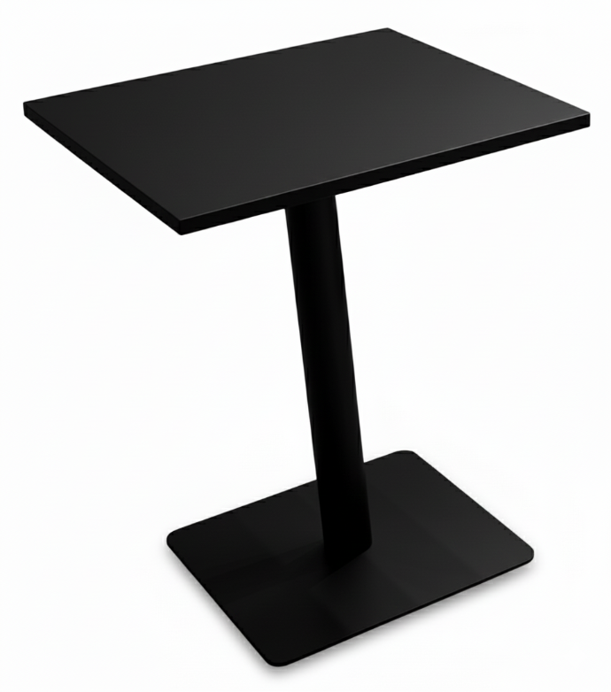 MESA COMEDOR ELLIS TODA NEGRO(60x60CM)