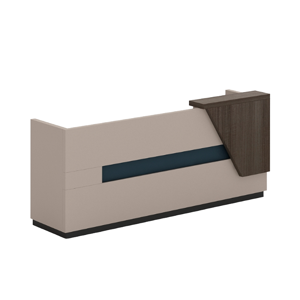 RECEPCION ATLAS CAQUI CON BEIGE (140*60*100CM)