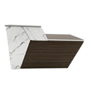 RECEPCION ETHAN OLMO CON MARMOL BLANCO(140*60*100CM)