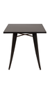 MESA COMEDOR MILAN 24"x24" TOP METAL Y BASE METALICA