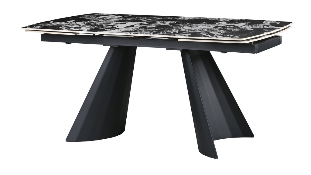 MESA COMEDOR BLAKE NEGRO (160/240*90*76CM)