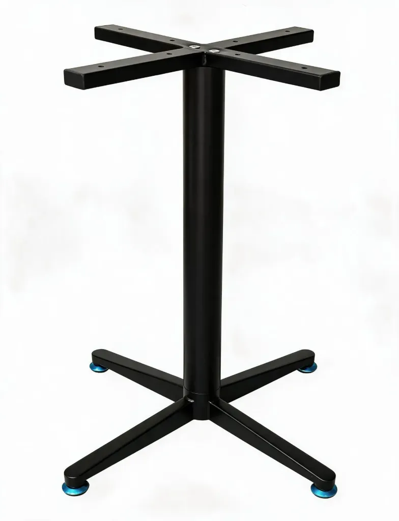 BASE PARA MESA 1031 DE 1 PATA HIERRO NEGRO (BASE CON AUTONIVELACIÓN)
