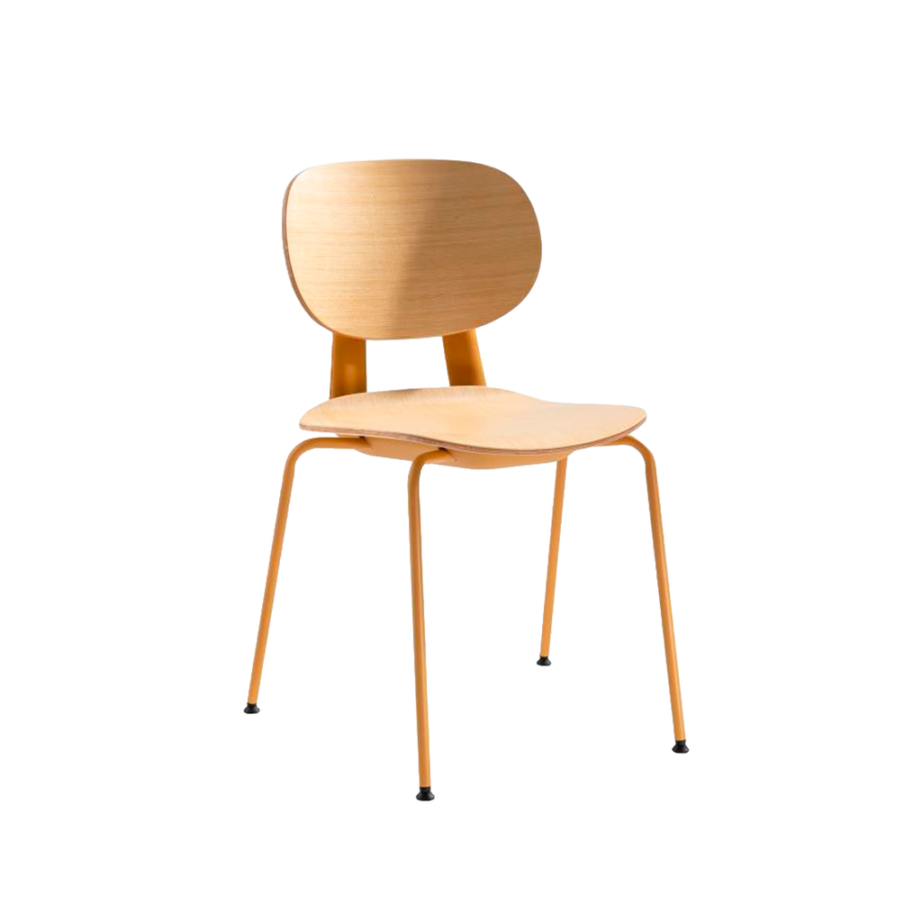 SILLA COMEDOR PATRICK AMARILLO (51.6*52.5*80.4CM)-EC