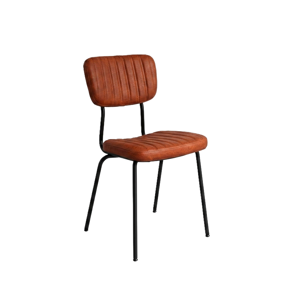 SILLA COMEDOR LOREN CAFE OSCURO (49x56.5x81CM)-UPH