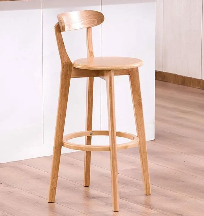 SILLA DARCY BAR NATURAL(40*40*93CM)-WW