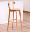 SILLA DARCY BAR NATURAL(40*40*93CM)-WW