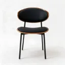 SILLA COMEDOR TORINO #2 NEGRO (43*51*74CM)-UPH 
