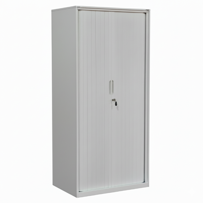 [10124] ARMARIO DE 2 PUERTAS GRIS 43.8*91.4*182.8cms (HF084-H)
