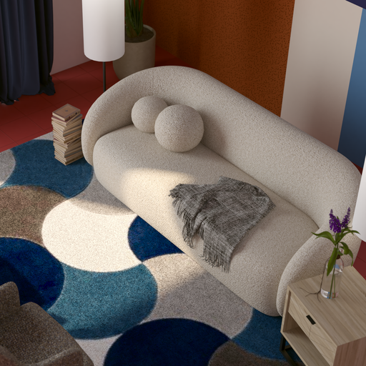 [S00105] SOFA LUNA 2 PERSONAS