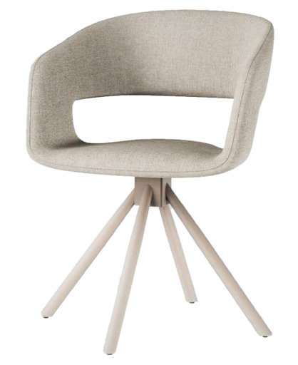 [24062395] SILLA COMEDOR HOLLY BEIGE(52x58x81x48CM)