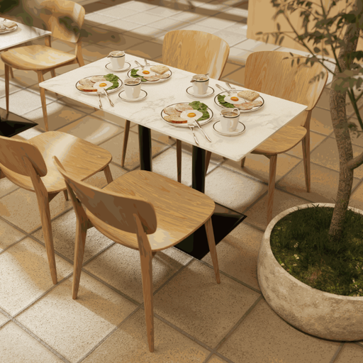 [XY-KM] SILLA  COMEDOR CLARICE COLOR DE MADERA ORIGINAL(42*48*79CM)