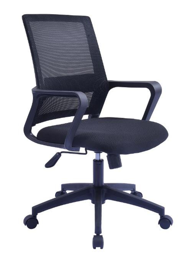 [815B] SILLA DE OFICINA 815B NEGRA(59×42×57CM)