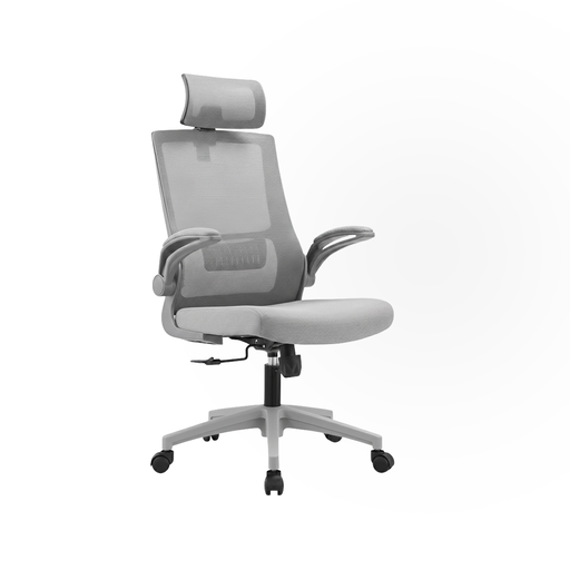 [819A-G] SILLA DE OFICINA 819A-G CON CABECERA GRIS(60×50×59CM)-OFF