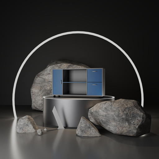 [25241] GABINETE LUKAS , MOVIBLE DE DE 1.10 X 0.4M