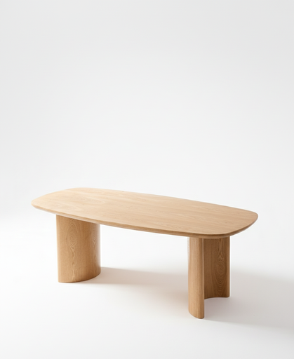 [25014047] MESA COMEDOR LINDA COLOR ROBLE (210x100x75CM)