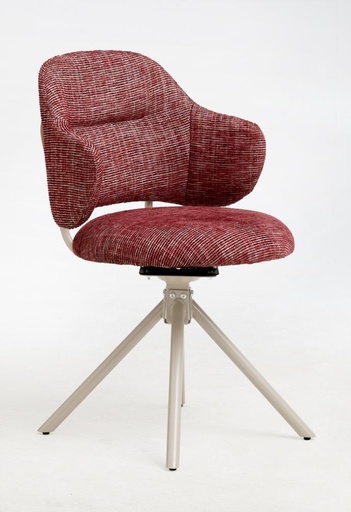 [24063440] SILLA COMEDOR RACHEL ROJO(52x56x83x49.5CM)