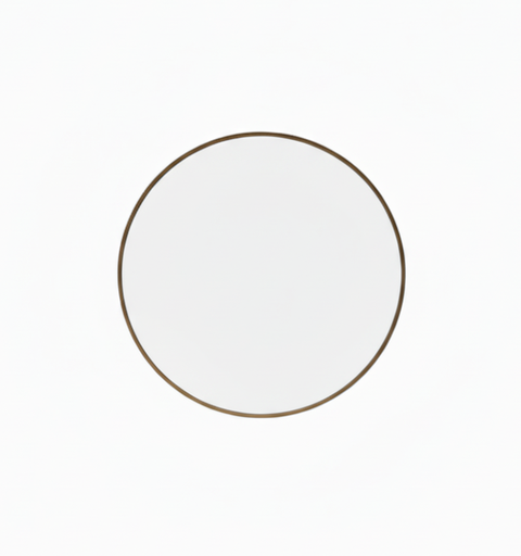 [ES-004] ESPEJO DALI MARCO DE DORADA 80CM