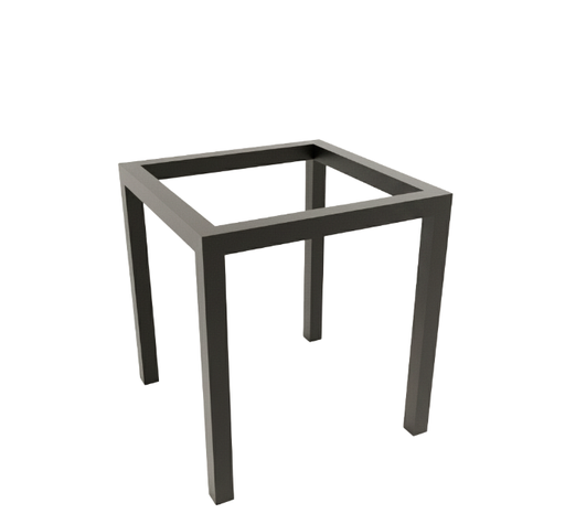 [0707] BASE LEMPIRA METALICA DE 4 PATAS COLOR NEGRO PARA MESA DE 30¨ CUADRADA
