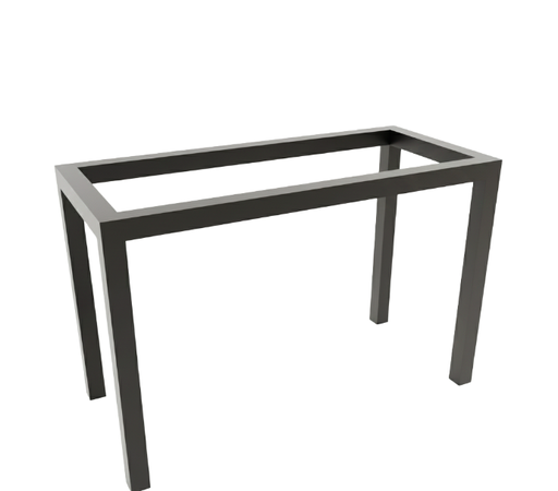 [0808] BASE LEMPIRA METALICA DE 4 PATAS COLOR NEGRO PARA MESA DE 24x48¨ RECTANGULAR